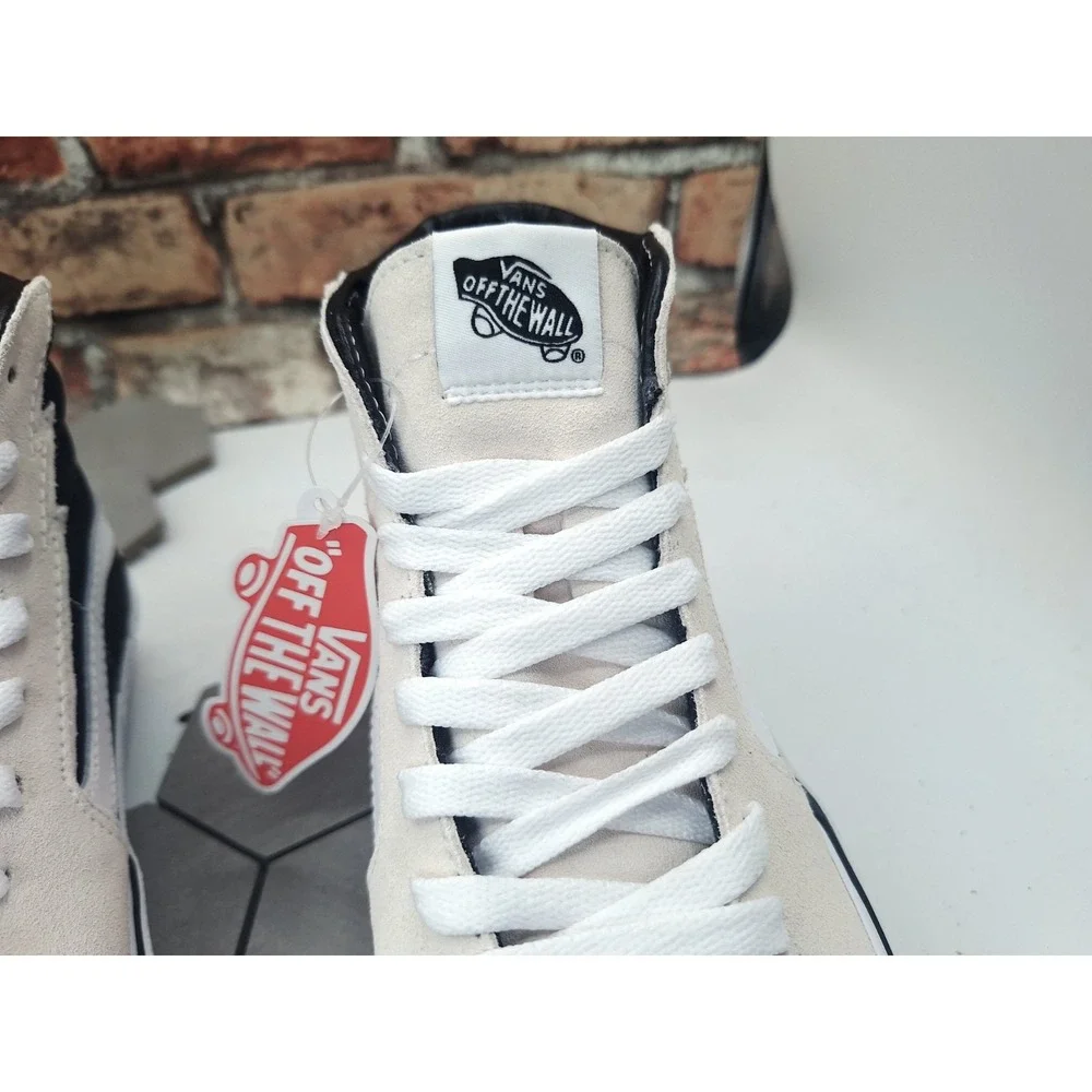 Vans Sk8-Hi Bolt Antique White Black Lightning 2022 Men Sz 6.5 / Women Sz 8.0